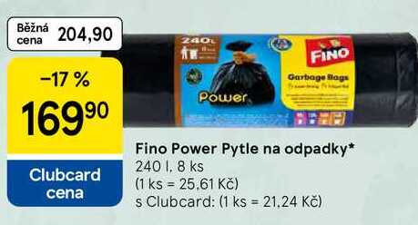Fino Power Pytle na odpadky, 240 l, 8 ks