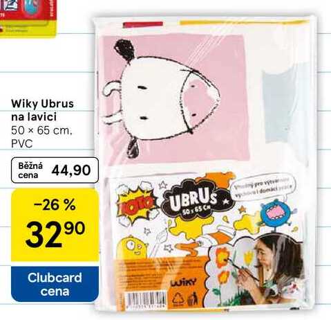Wiky Ubrus na lavici, 50 x 65 cm. PVC