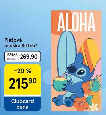 Plážová osuška Stitch