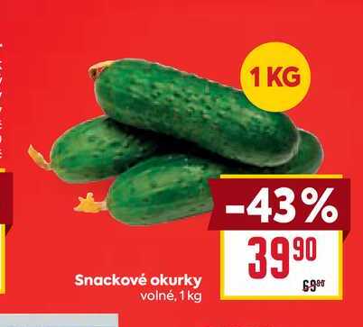 Snackové okurky volné, 1 kg