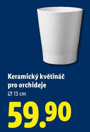 Keramický květináč pro orchideje