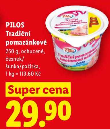 PILOS Tradiční pomazánkové, 250 g