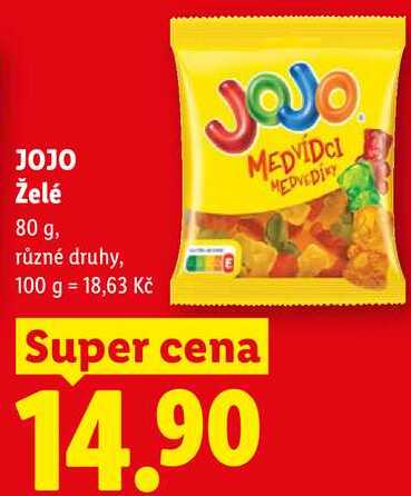 JOJO Želé, 80 g
