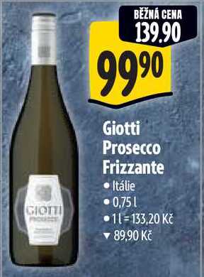 Giotti Prosecco Frizzante, 0,75 l