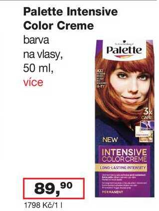 Palette Intensive Color Creme barva na vlasy, 50 ml