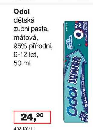 Odol dětská zubní pasta, mátová, 50 ml