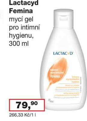 Lactacyd Femina mycí gel pro intimní hygienu, 300 ml Ráj drogerie