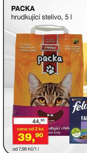 PACKA hrudkující stelivo, 51