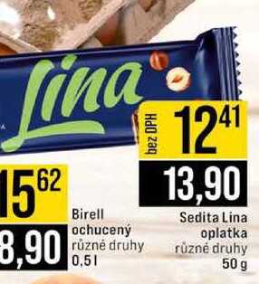 Sedita Lina oplatka různé druhy 50 g