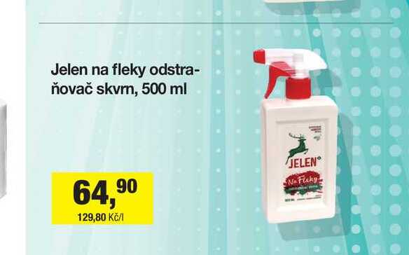 Jelen na fleky odstraňovač skvrn, 500 ml