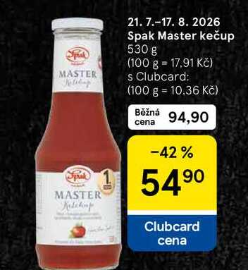 Spak Master kečup, 530 g