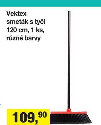 Vektex smeták s tyčí 120 cm, 1 ks
