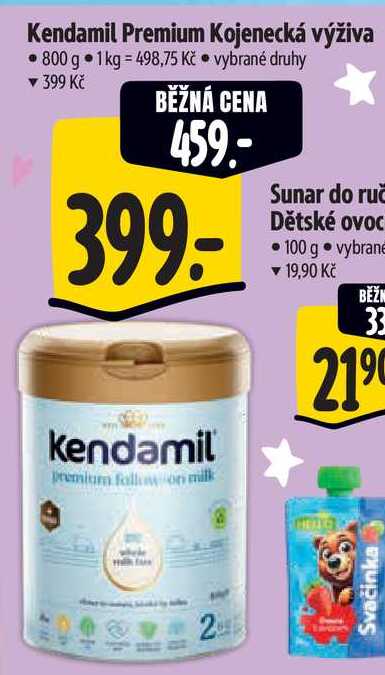 Kendamil Premium Kojenecká výživa, 800 g Albert