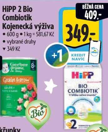 HiPP 2 Bio Combiotik Kojenecká výživa, 600 g