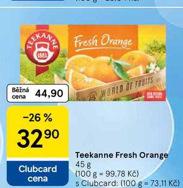 Teekanne Fresh Orange, 45 g