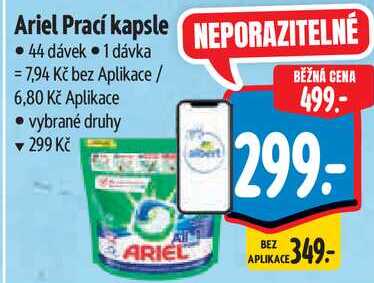 Ariel Prací kapsle, 44 dávek