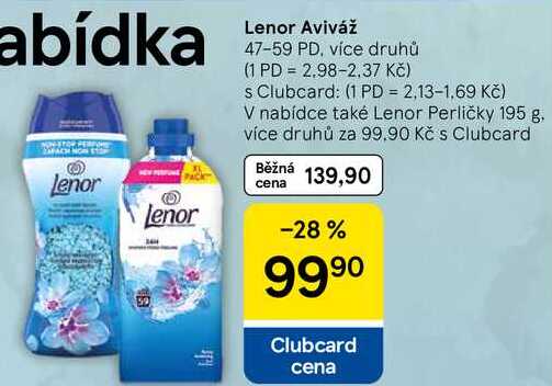 Lenor Aviváž, 47-59 PD