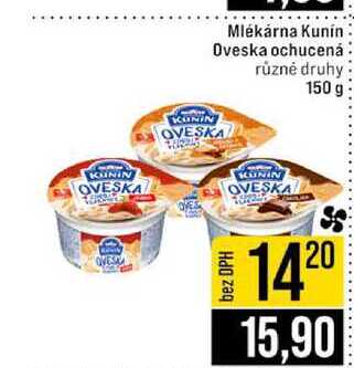 Mlékárna Kunín Oveska ochucená různé druhy 150 g