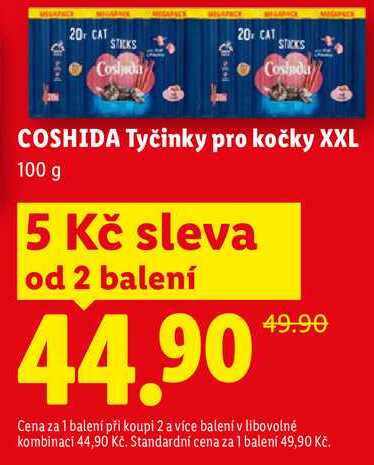 COSHIDA Tyčinky pro kočky XXL, 100 g