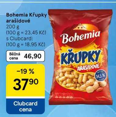 Bohemia Křupky arašídové, 200 g