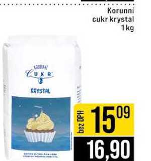 Korunní cukr krystal 1kg