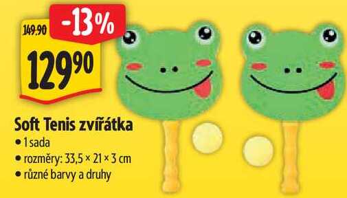 Soft Tenis zvířátka