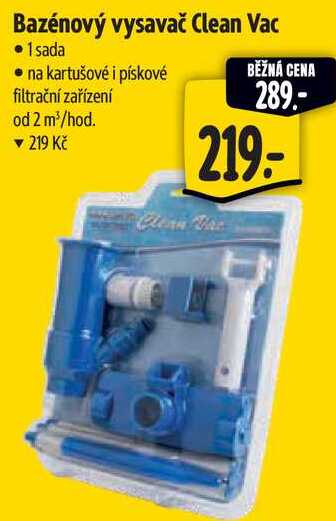 Bazénový vysavač Clean Vac