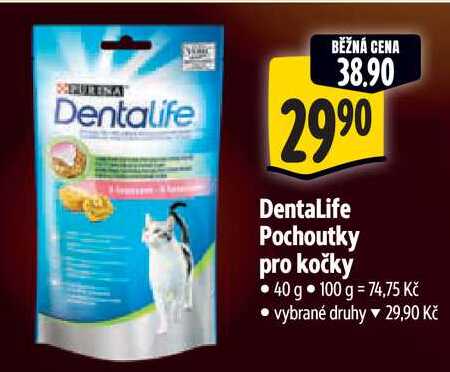 DentaLife Pochoutky pro kočky, 40 g