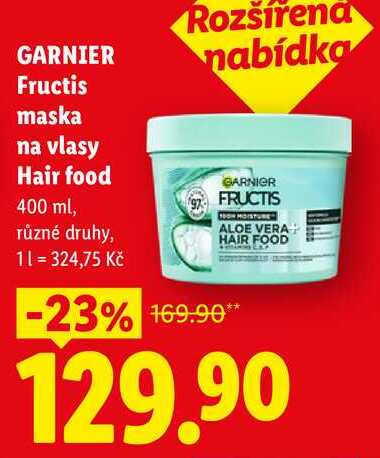 GARNIER Fructis maska na vlasy Hair food, 400 ml