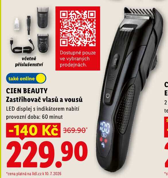 CIEN BEAUTY Zastřihovač vlasů a vousů
