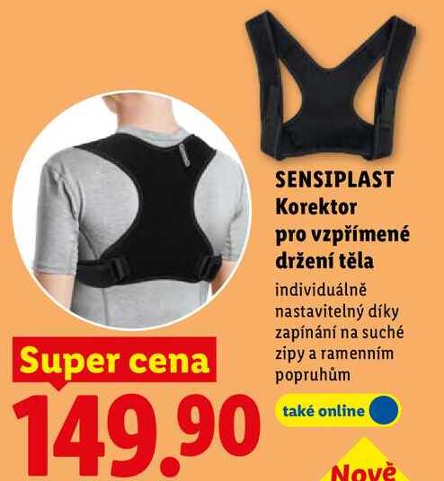 SENSIPLAST Korektor pro vzpřímené držení těla