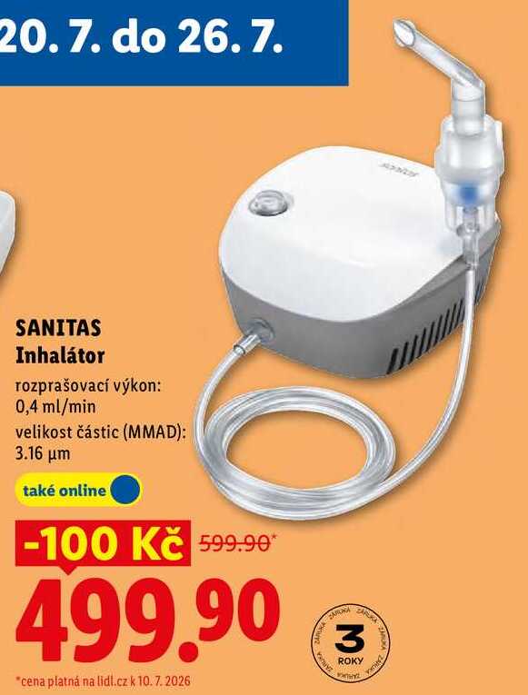 SANITAS Inhalátor