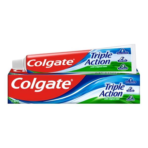 Colgate Triple Action Original Mint zubní pasta Košík.cz