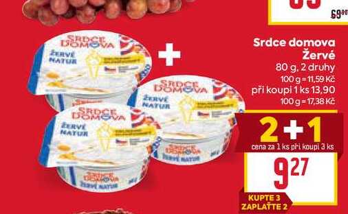 Srdce domova Žervé 80 g