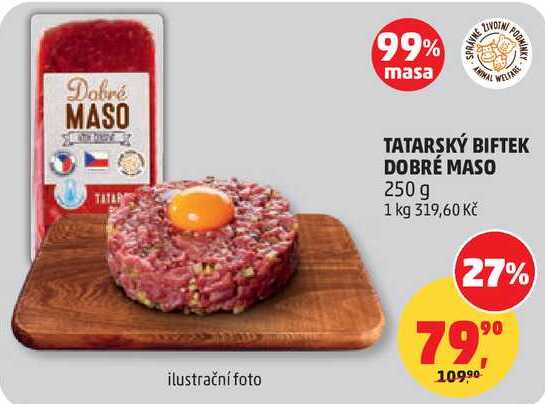 TATARSKÝ BIFTEK DOBRÉ MASO, 250 g