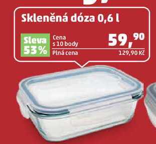 Skleněná dóza, 0,6 l
