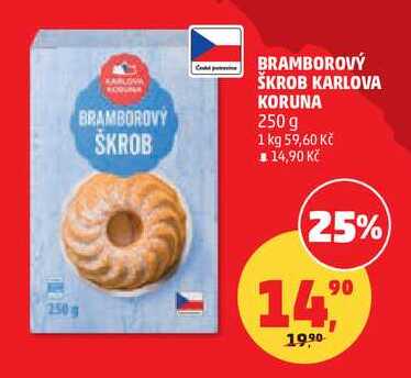 BRAMBOROVÝ ŠKROB KARLOVA KORUNA, 250 g