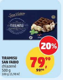 TIRAMISU SAN FABIO chlazené, 500 g