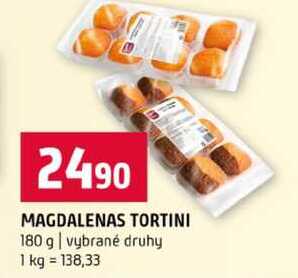 MAGDALENAS TORTINI 180 g vybrané druhy
