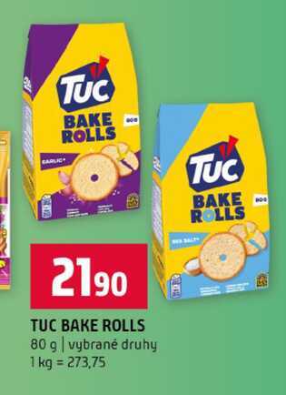 TUC BAKE ROLLS 80 g vybrané druhy