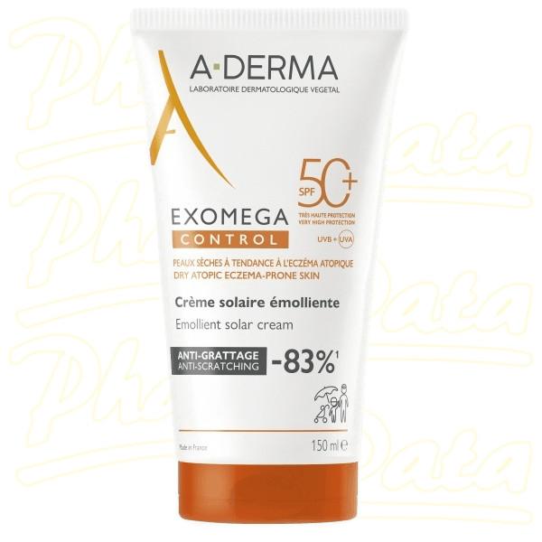 A-derma Exomega Control Emolienční krém SPF50+ 150ml Lékárna LEMON