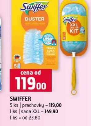 SWIFFER 5 ks prachovky 1 ks sada XXL