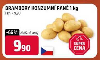 BRAMBORY KONZUMNÍ RANÉ 1 kg
