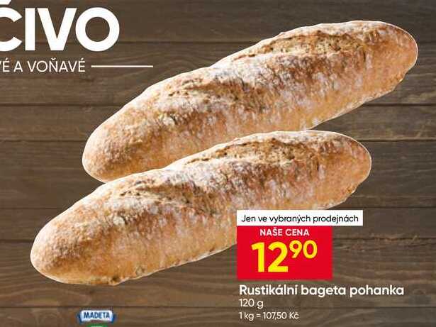 Rustikálni bageta pohanka 120 g