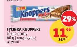 TYČINKA KNOPPERS různé druhy, 40 g