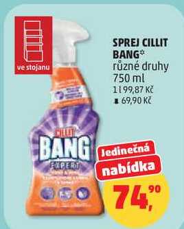 CILLIT BANG různé druhy, 750 ml
