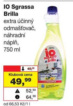 IO Sgrassa Brilla, 750 ml