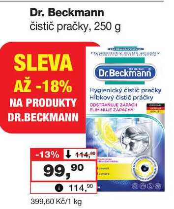 Dr. Beckmann čistič pračky, 250 g