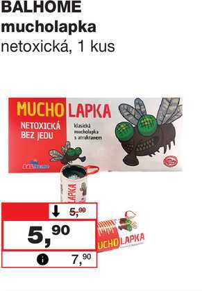 BALHOME mucholapka, 1 ks