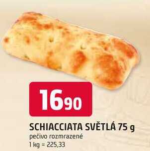SCHIACCIATA SVĚTLÁ 75 g